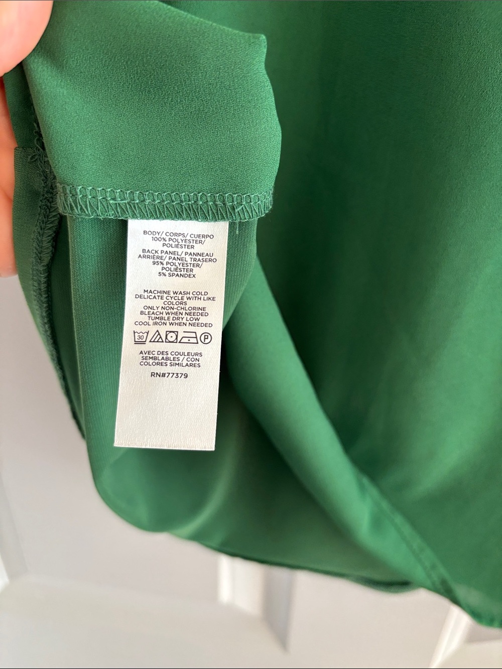 Ann Taylor Emerald Green Short Sleeve Blouse - Picture 3 of 4